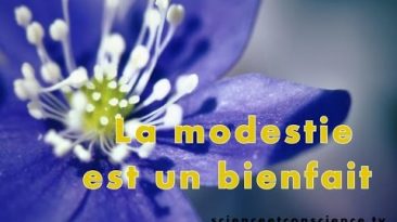 La modestie est un bienfait
